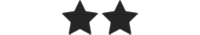 Two stars pictogram