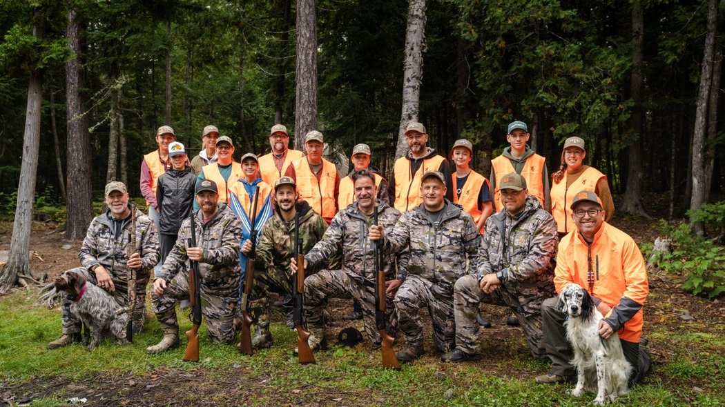 Groupe de chasseur et leurs élèves