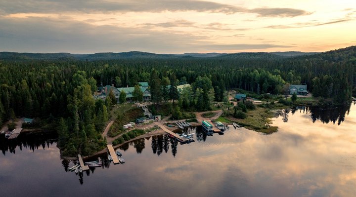 Seigneurie du Triton seen from air