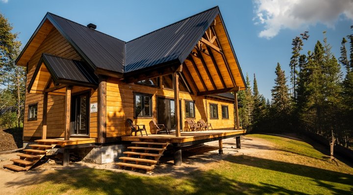 Cottage in summer 