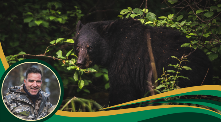 Michel Therrien et un ours