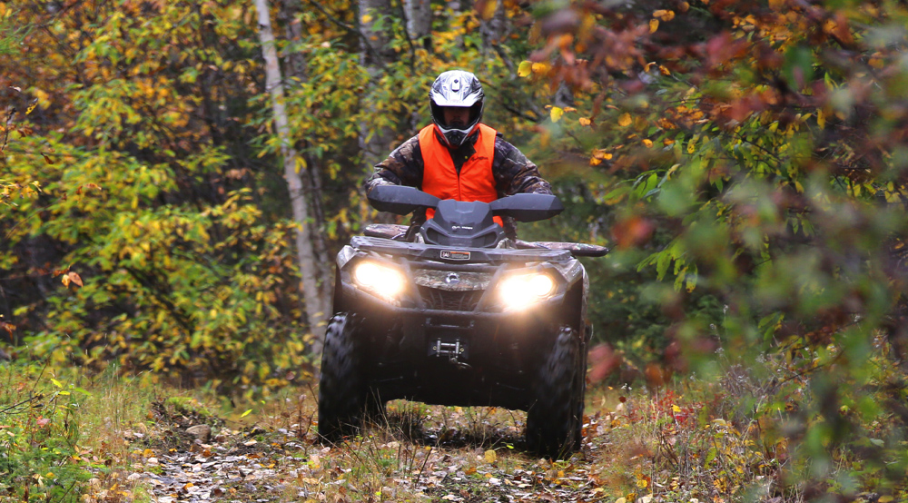 A quad rider 