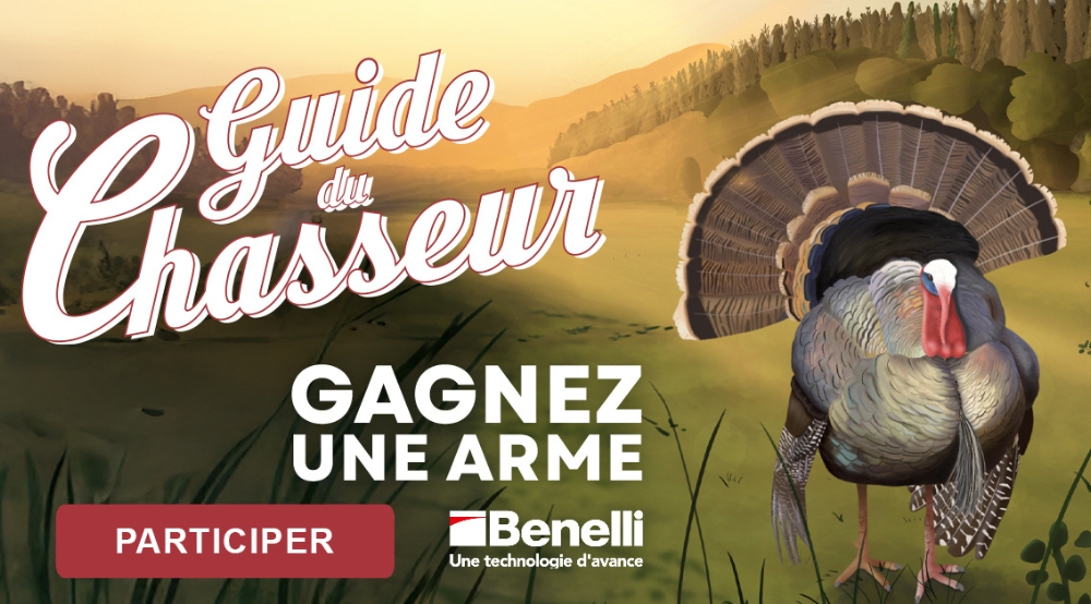 Hunting Guide contest with a wild turkey illustration